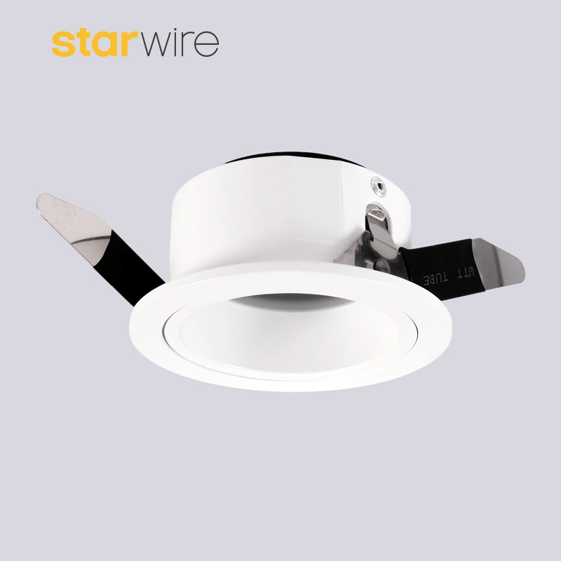 Recessed LED Ceiling Fixture Matt White GU10 Fixtures