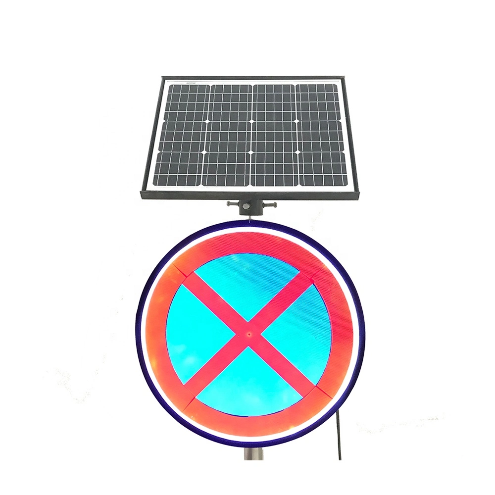 Customer Design Solar Powered LED Traffic Warning Sign Board