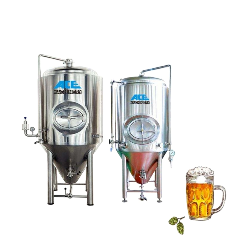 Best Price 15000L 150hl Craft Fermenter Conical Fermentation Tank Cooling Jacket Fermenting Vessel Complete Beer Brewing Plant Factory