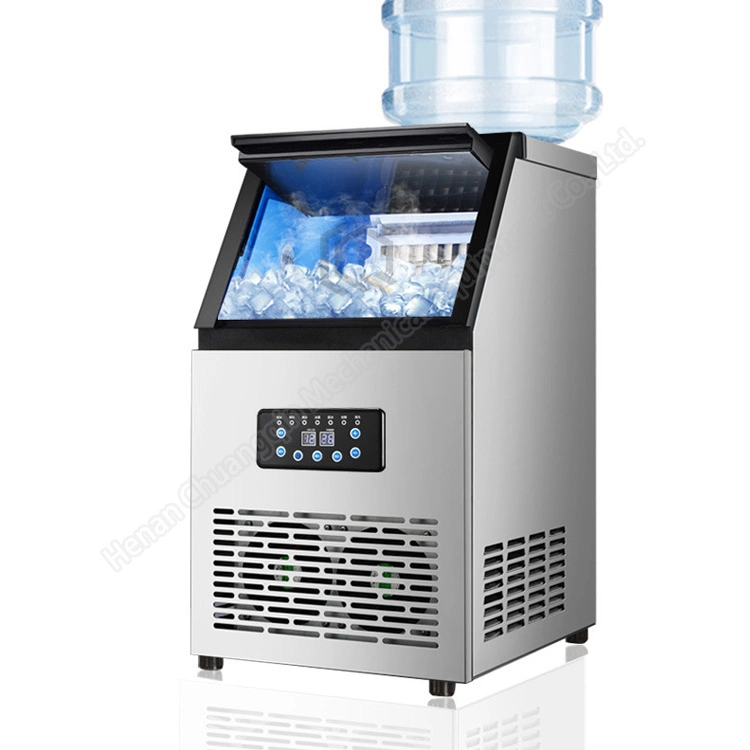 100kg 200kg 500kgs Hotel Use Cube Ice Machine for Food Service Big Capacity Outdoor Commercial Industrial Flake/Tube/Block Bullet Electric Ice Cube Maker