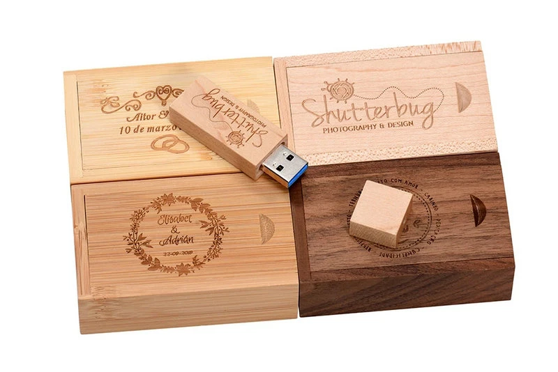 Promotional Gift Wooden USB Flash Memory Pen Driver