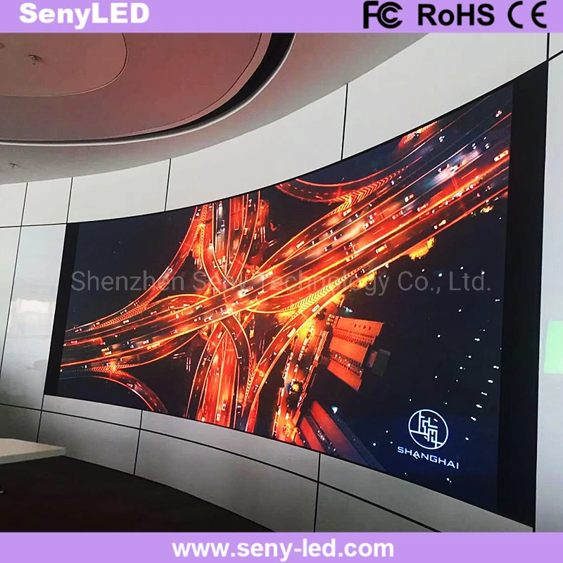 P1.25/P1.538/P1.86/P2/P2.5/P3.076 High quality/High cost performance  Shenzhen Factory Indoor Giant Advertising Wall HD Video Panel LED Display Screen