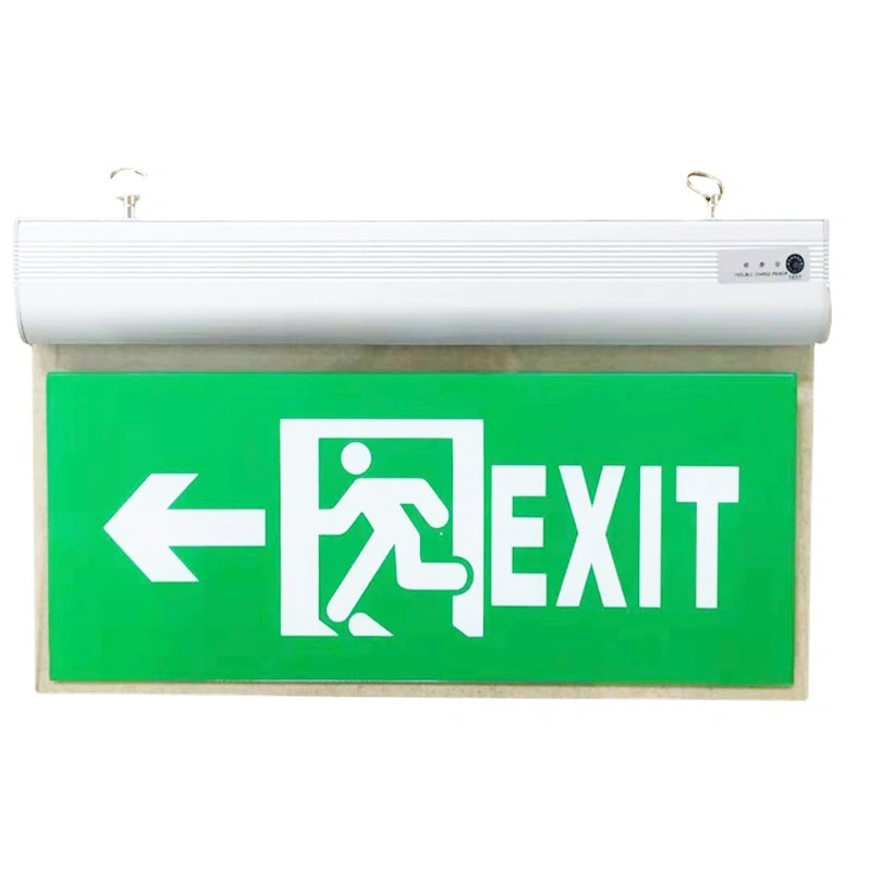 Wall-Mounted Emergency LED Light Exit Sign Easy Installation for Various Locations