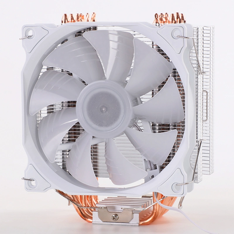 Six Copper Air-Cooled Heat Sink CPU Cooler AMD/1366/115X/775 Cooling PC Fan