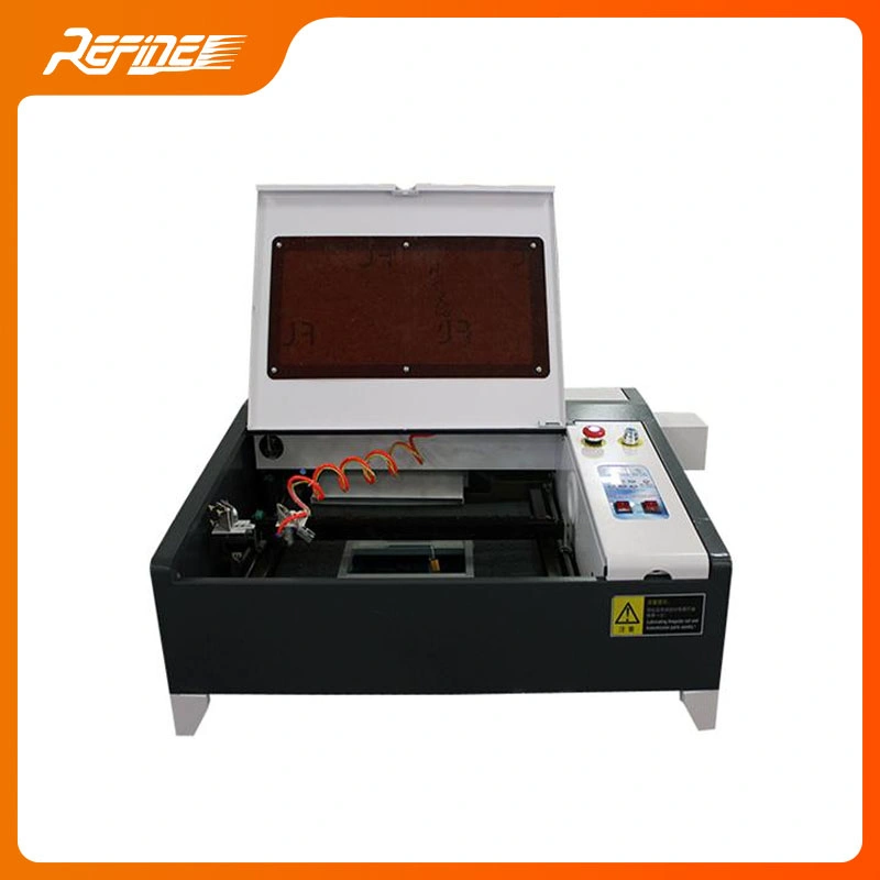 CO2 Laser Engraving and Cutting Machine Generates Laser Beam by Laser Tube.
