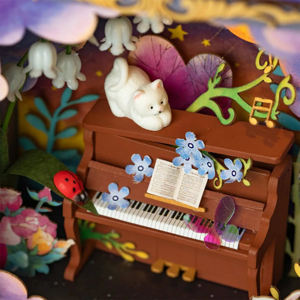 Starry Melody Box Toys Regalos Bricolaje Casa miniatura