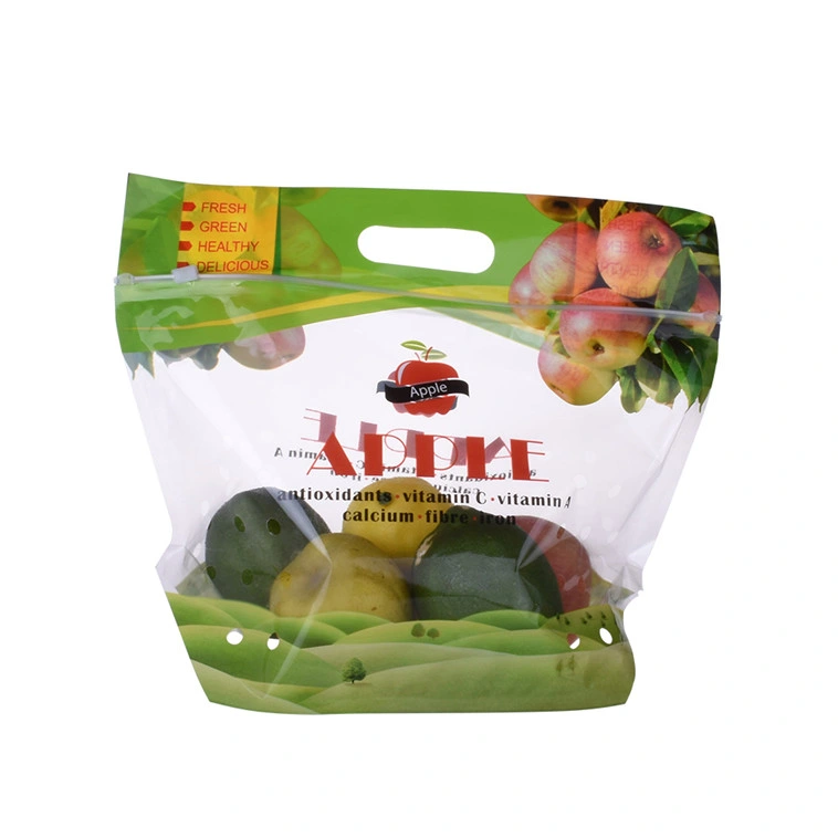 Self Seal Zipper Plastic Retail Packaging for Grape Bags