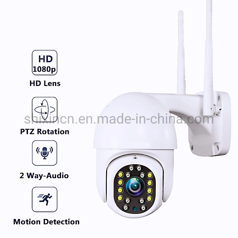 Full HD 1080p para exteriores Cámara WiFi inalámbrica compatible con Waterproof 2MP APLICACIÓN Tuya