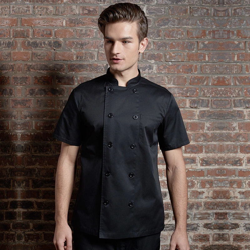 Mesh Back Short Sleeve Multi Color Restaurant Chef Uniform Chef Jacket Chef Workwear Clothing