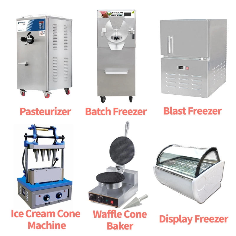 Commerical Large Italian Hard Gelato Batch Freezer Ice Cream Making Machine