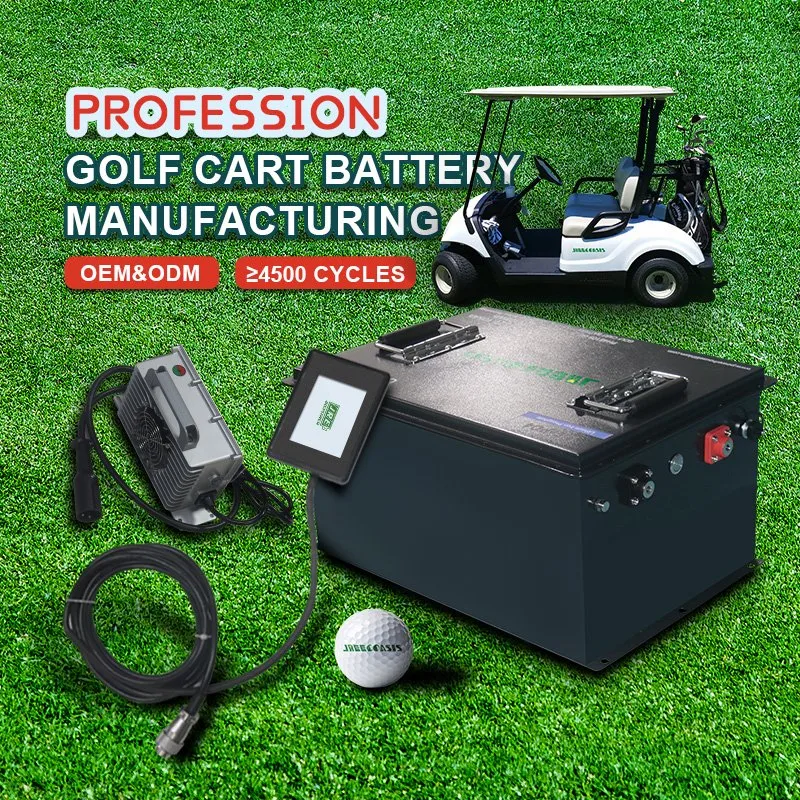 48volt Lithium Ion Golf Car Battery 48V 51.2V 100ah 200ah LiFePO4 Golf Cart Lithium Battery Pack with BMS Charger