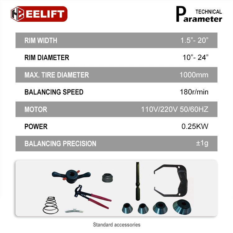 Xpromise Machine Tyre Balancing Wheel Balancer Equipment Car Maintenance Equipment