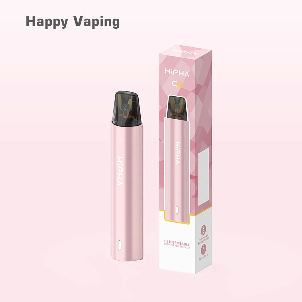 Factory Directly Supply Cheap Price Happy Vaping New Arrival C8 Rechargeable Vaporizer Pen Empty Pod Chinese Xxxxx Goods