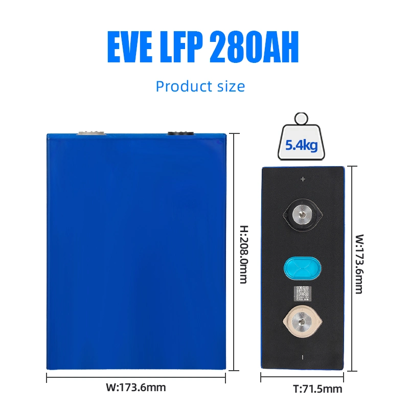 Deligreen Competitive Price with Stock Rept 280ah Lf280 LiFePO4 Grade a+ Motor Ebike Batteries for Solar and EV