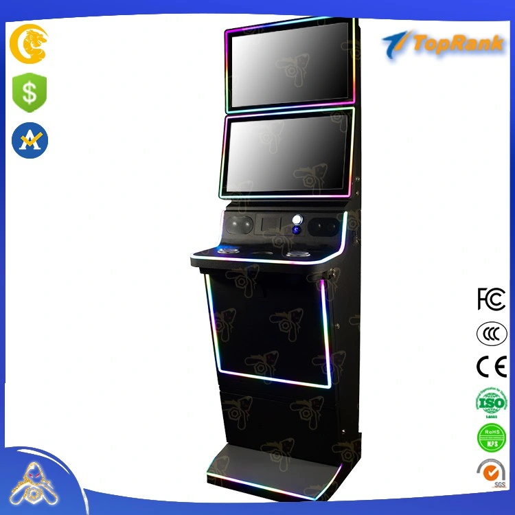 Newest Amusement Coin Game Table Gambling Multi 4 in 1 Standing Dual Screen Machine Duo Fu Duo Cai-Diamond