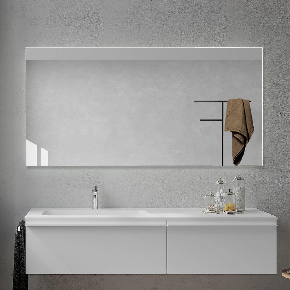 Wholesale/Supplier Aluminum Matte Frame Mirror Bathroom Wall Plain Mirror Decoration Home