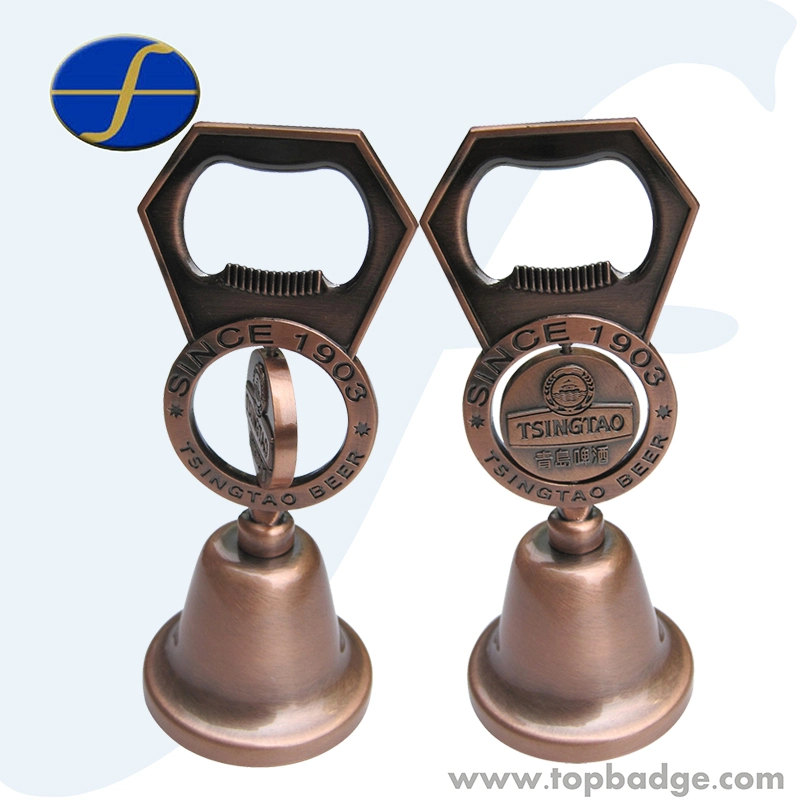 Zinc Alloy Engraved Custom Logo Bottle Opener