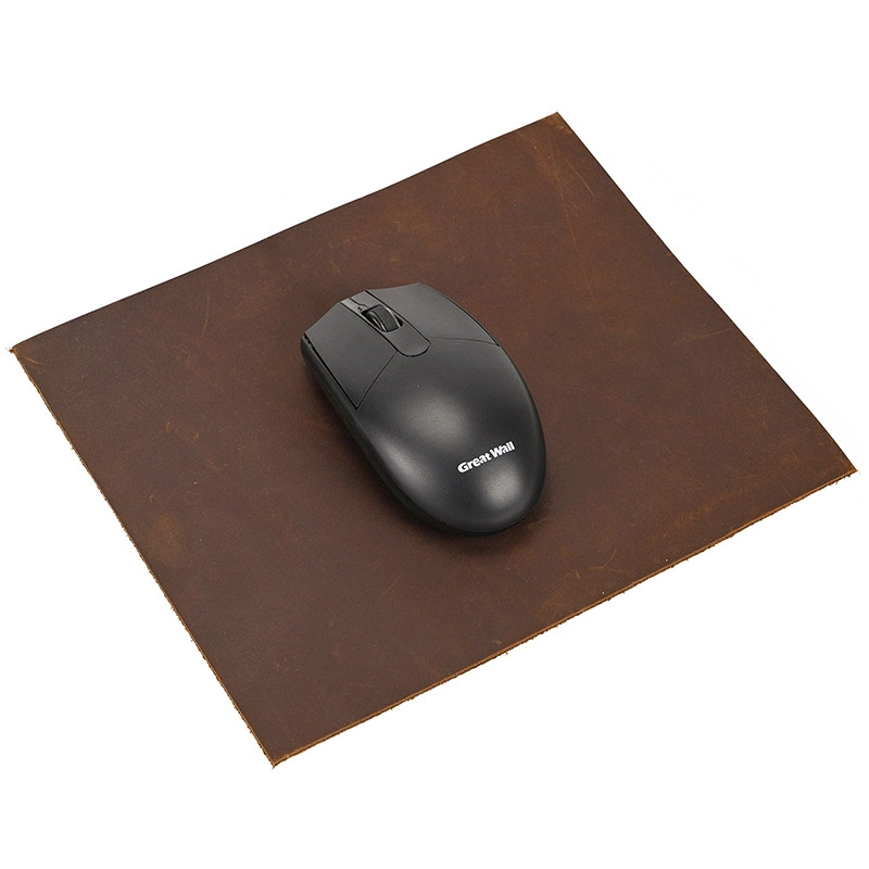 Tapis de Souris de jeu en cuir véritable personnalisé grand bureau Pad pour clavier et souris