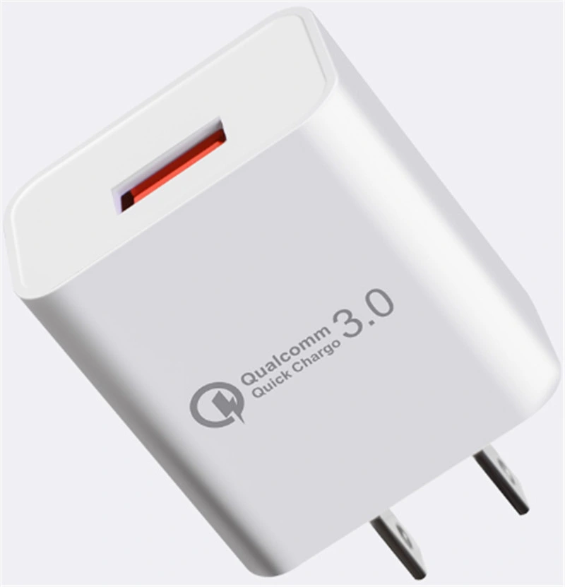 QC 3,0 3A 18W Cargador rápido pared del concentrador de carga Adaptador de alimentación USB A EU EU Europa 2 conector macho de clavijas Cargador