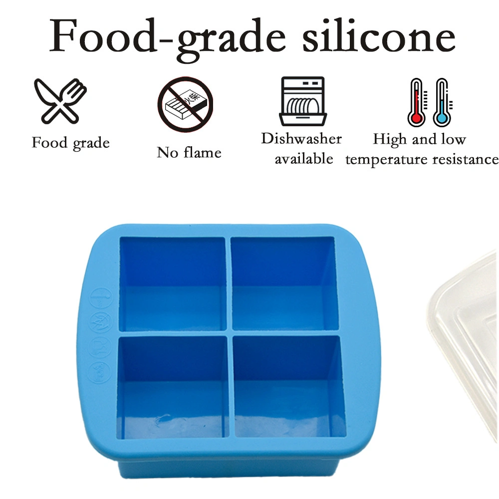 Hot Sale Whiskey Ice Square Maker - Silicone 5.5cm Square Ice Cube Molds