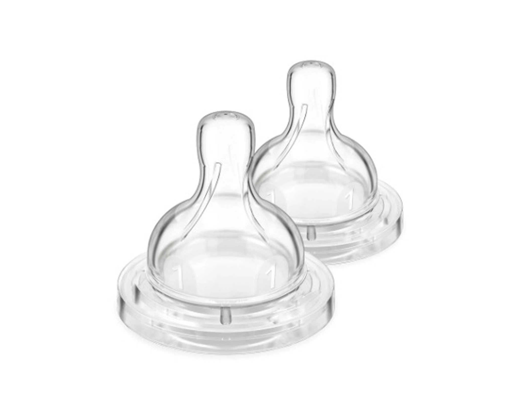 Natural Flow Baby Bottle Nipple Anti-Colic Baby Bottle Silicone Replacement Nipple