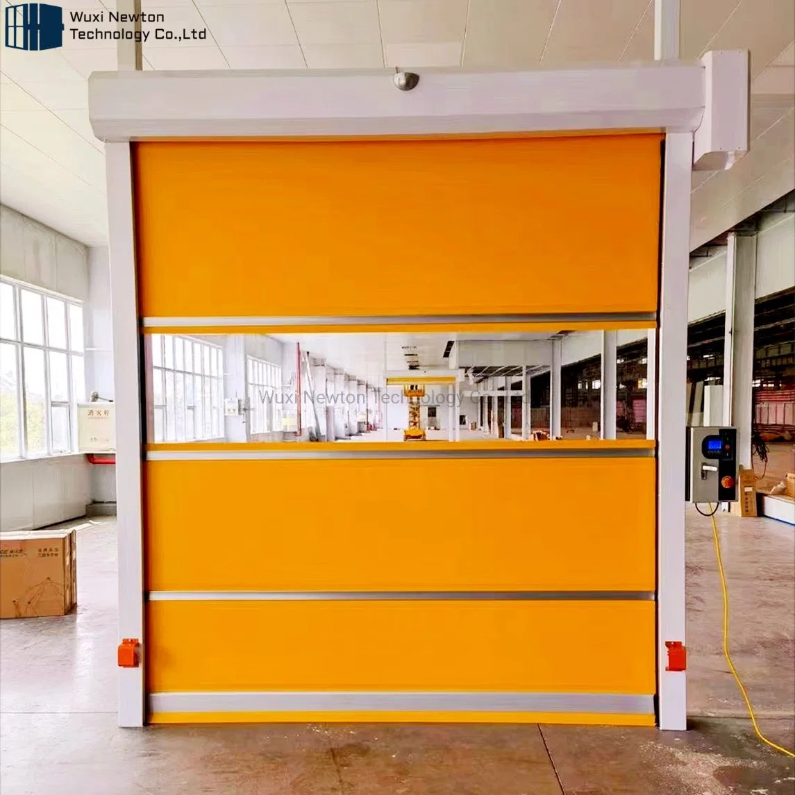 PVC-automatische Hochgeschwindigkeits-Vertikal-Rolling-Shutter-Tür aus Stahl Zum Verkauf