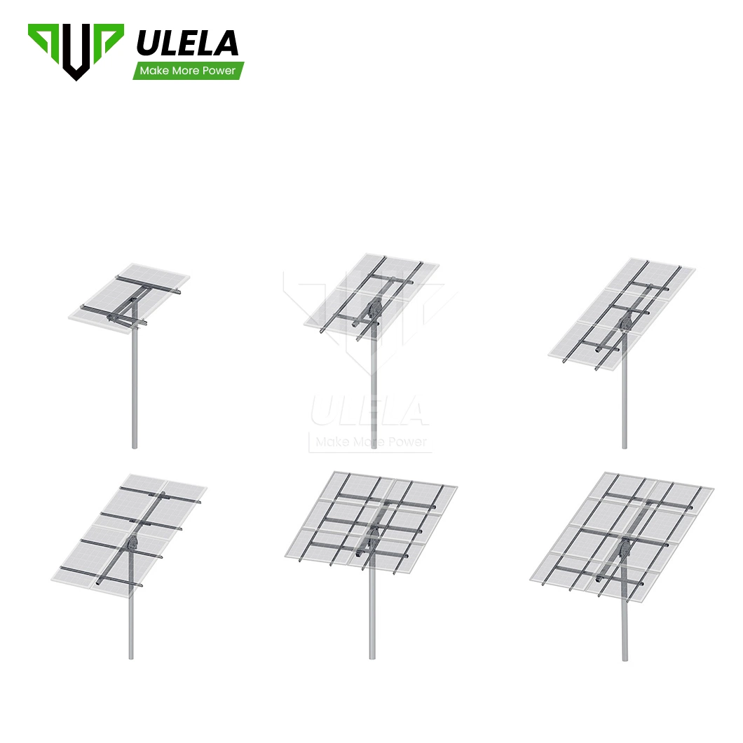 Ulela production de panneaux solaires système solaire photovoltaïque en acier Supports solaires de mise à la terre en Chine racks de montage photovoltaïques