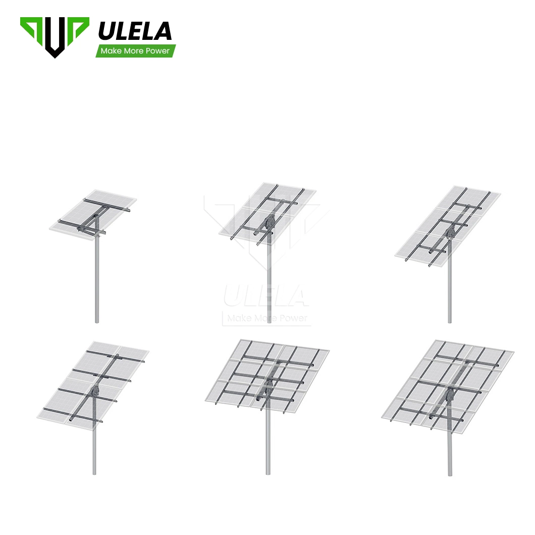 Ulela Solar Panel Support Herstellung Stahl Boden Solar-PV-System China Ground Solar Brackets Photovoltaik Montageracks