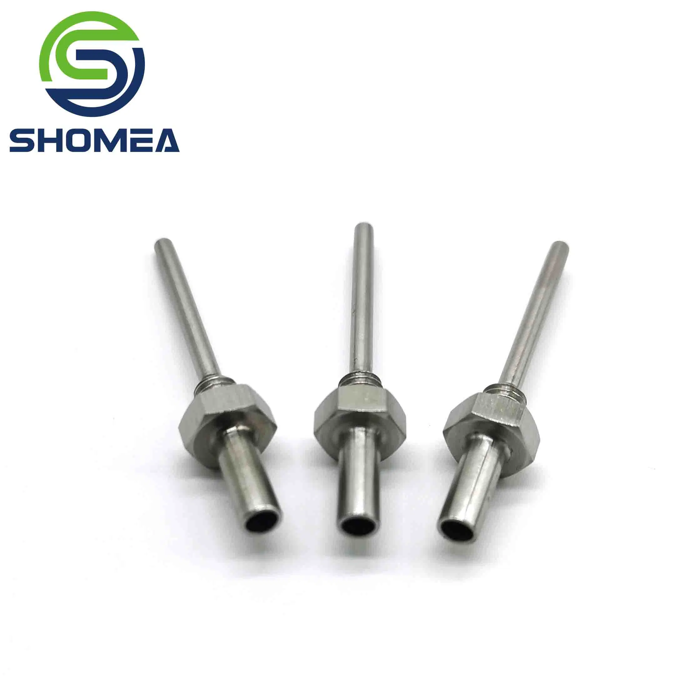 Shomea Personalizado 304/ 316 Sensor de temperatura RTD de acero inoxidable con rosca macho