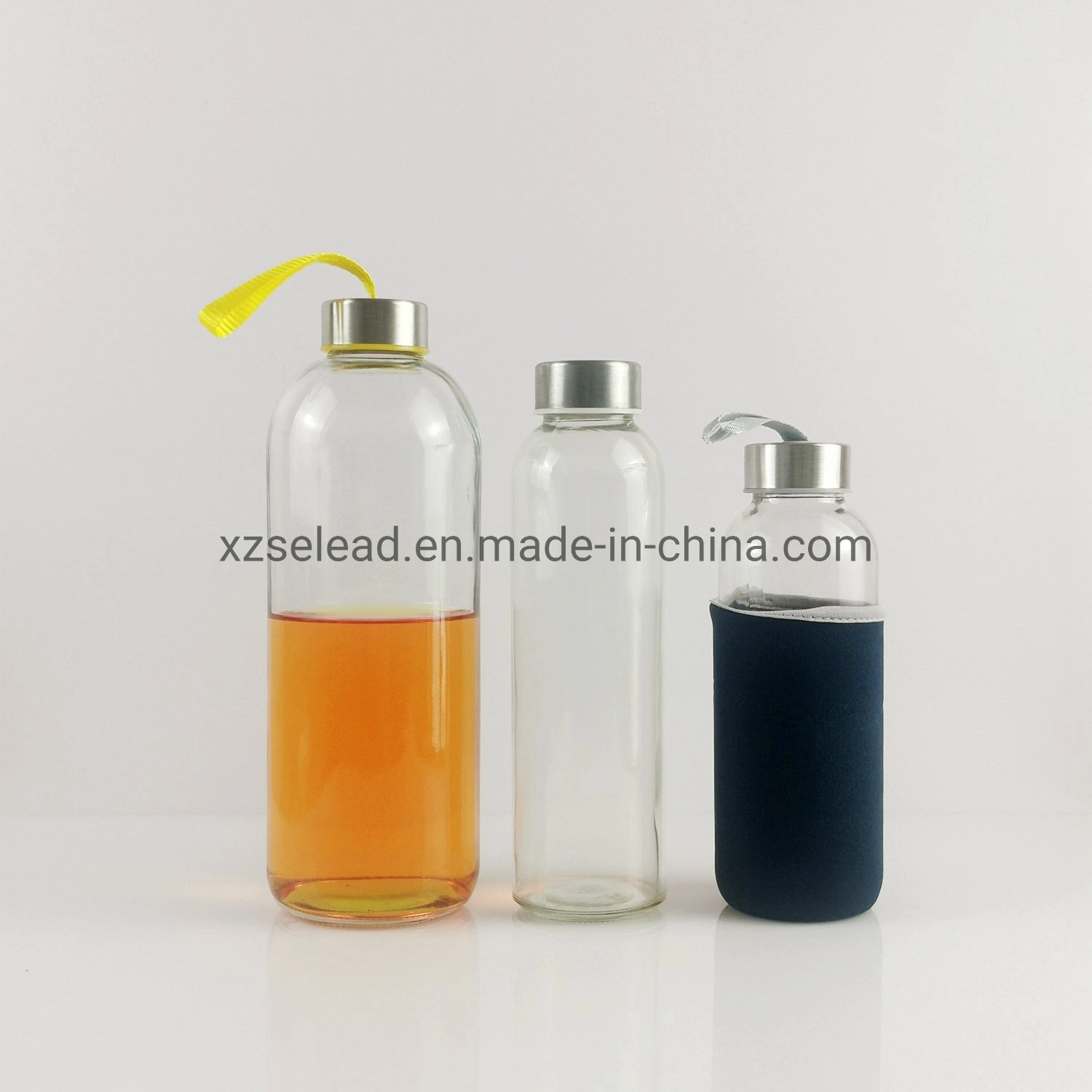 Milk Glass Bottle Beverage Drinks Glass Packing with Screw Cap 750ml 500ml