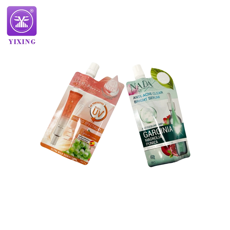 Three-Side Sealed Cosmetics Tester Spout Pouch