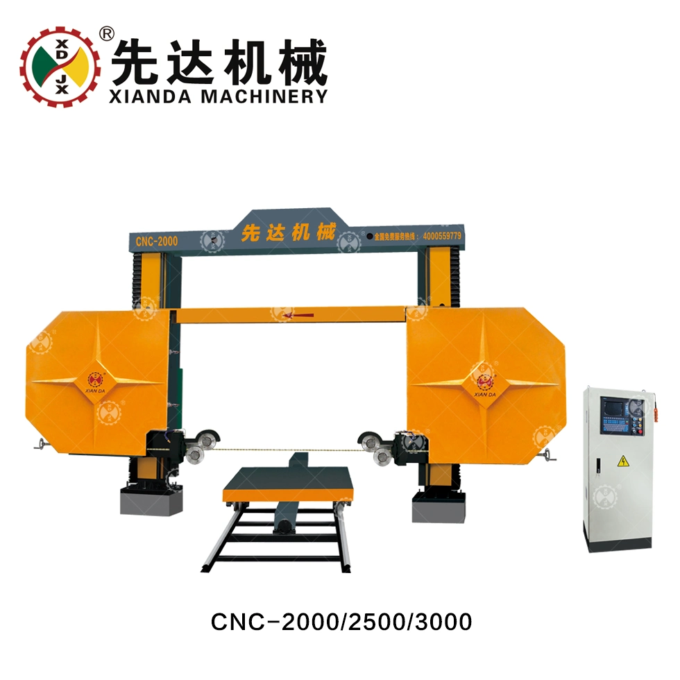 Fil diamanté Xianda machine scie pour la Coupe de pierre de granite dalle de marbre Machine de découpe CNC-3000