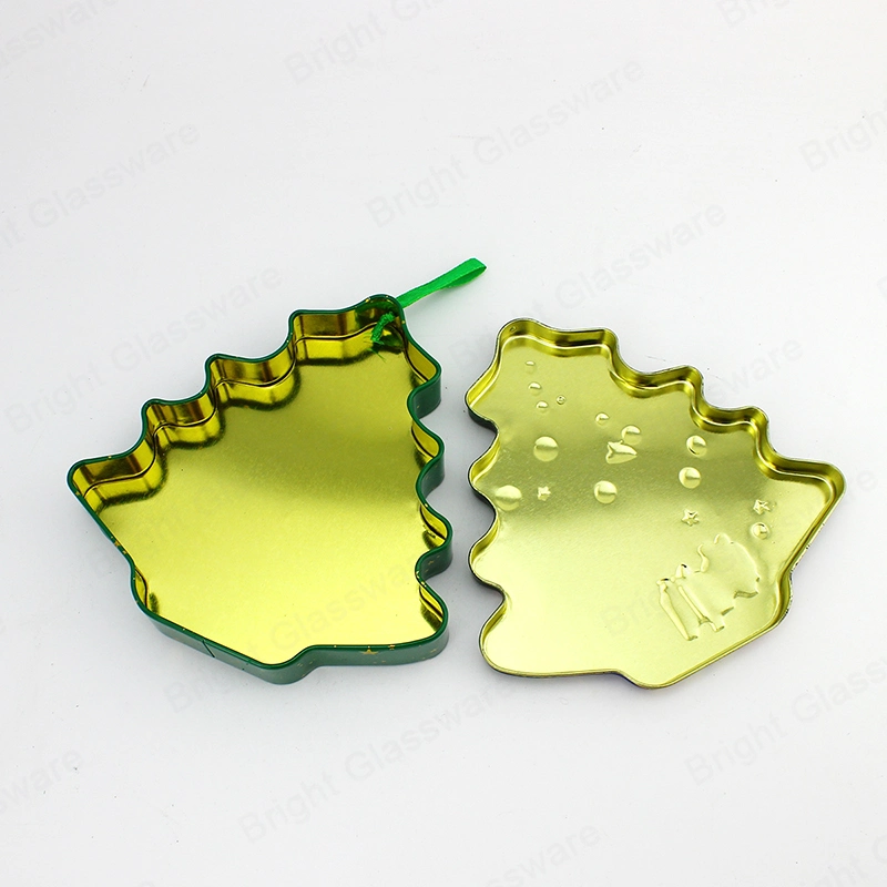 Festival Decoration Christmas Tree Shape Tin Box Gifts Wholesale/Supplier