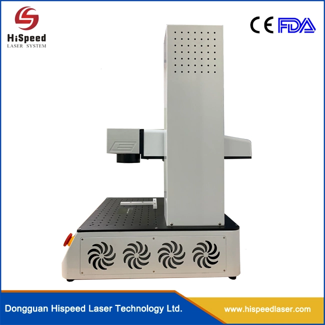 Smart Mini Model Fiber Laser Marking Machine for Metal Auto Parts Marking Serial Number, Customize Logo