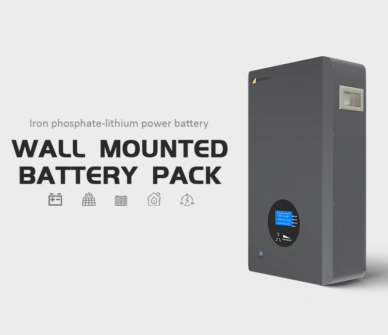 High Quality Solar Battery System Lithium Battery 100ah Rated Capacity