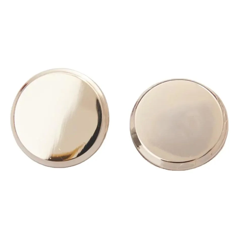 High Quality Plating Rose Golden Alloy Metal Shank Buttons for Shirt Factory Sale Directly