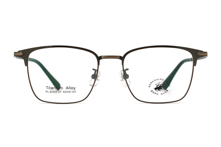 82022 Wholesale/Supplier Luxury Male Titanium Metal Eyeglasses Eyewear Spectacle Optical Frames