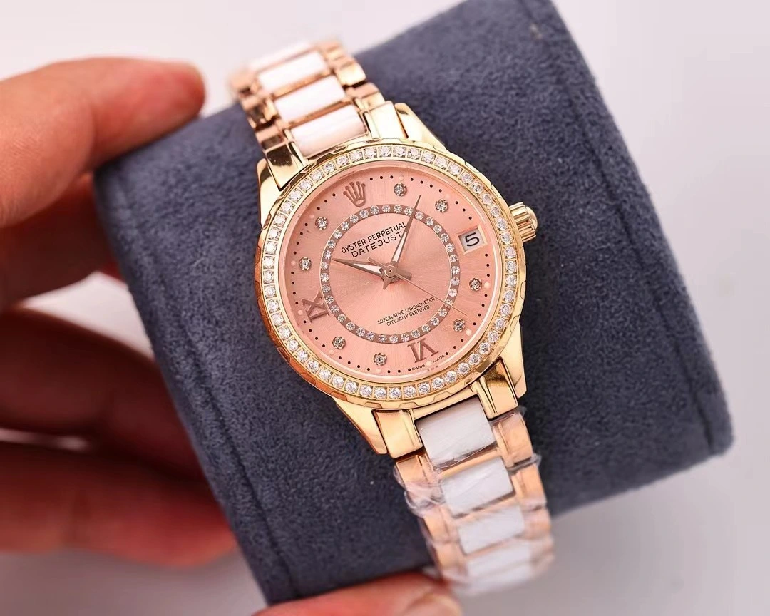 5A Tourbillon Movement Watches Forsining Azan Clook Replica Factory Sell Watch Dial Luxury for Women Diamonds