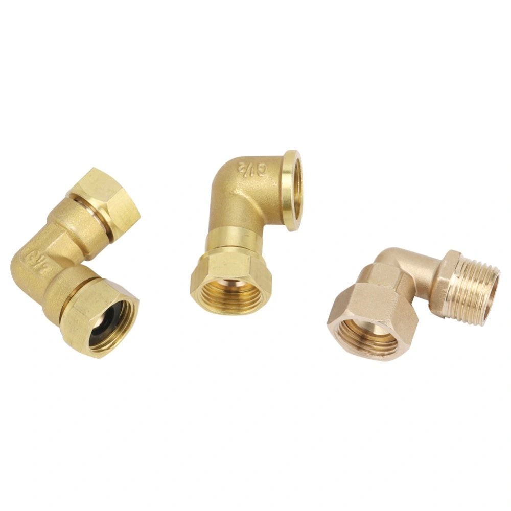 1/2" Male/Female Thread Brass Connector Garden Water Connector Faucet Coupling Adapter Pipe Plumbing Pneumatic Fitting