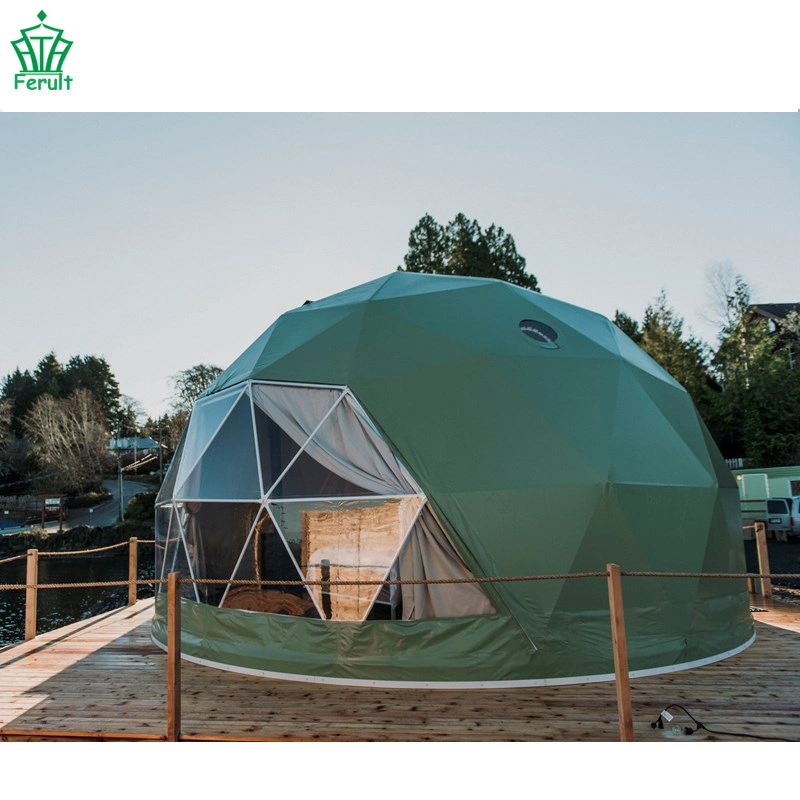 2 - 3 persona exterior Glamping de mejor venta carpa domo domo geodésico de la casa