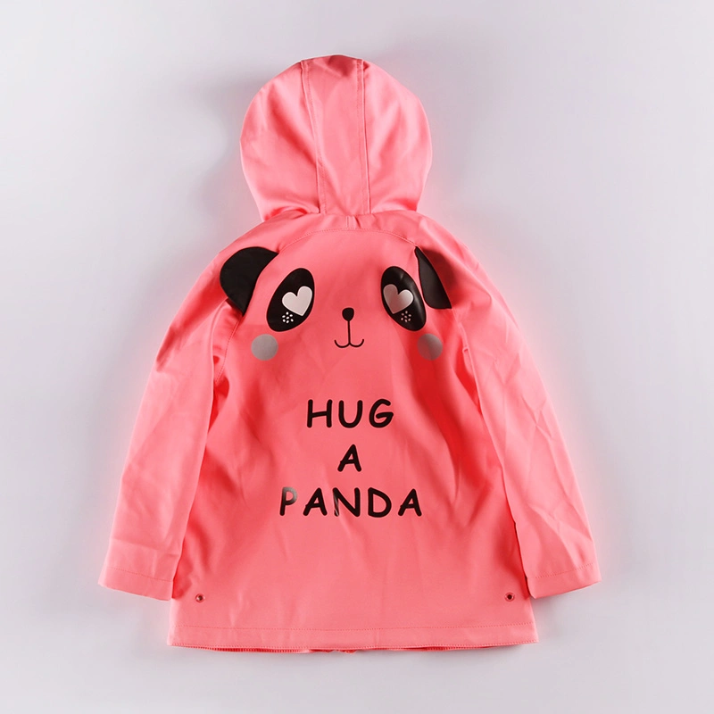 Stockpapa дешевые цены детский розовый Panda PU Parka