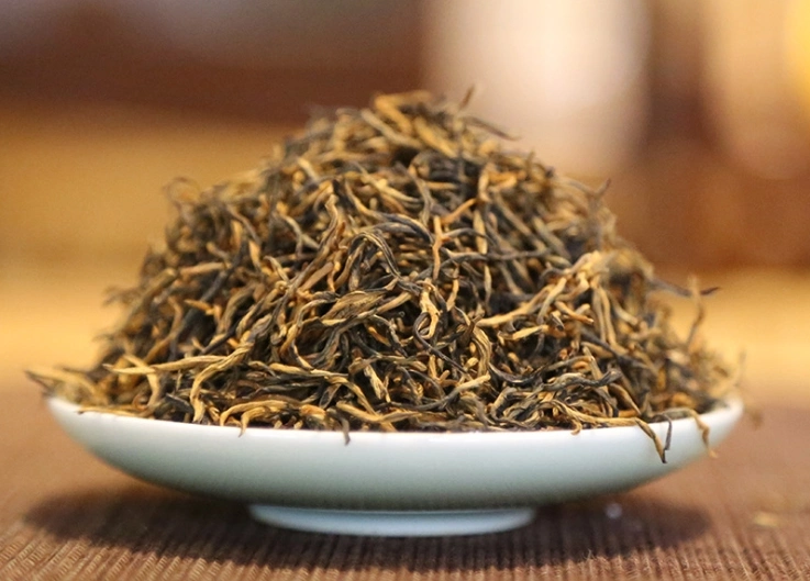 El té negro Tongmuguan Jinjunmei Aroma Durazno miel