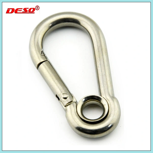 Rigging Hardware Carabiner Steel Snap Hook with Eyelet DIN5299 a