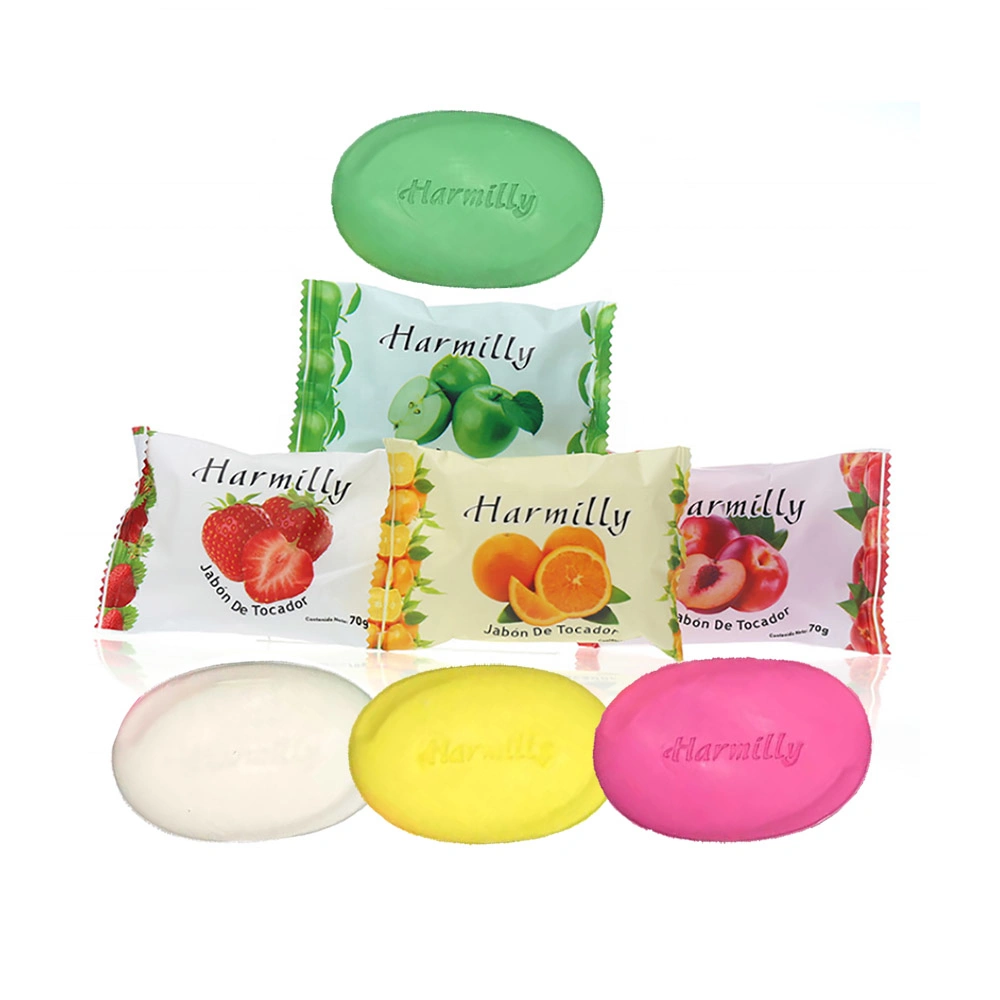 70gr/75gr Fruit Beauty Soap Cheap Best Selling Rich Foam Vegetable Oil Bath Toilet Soap