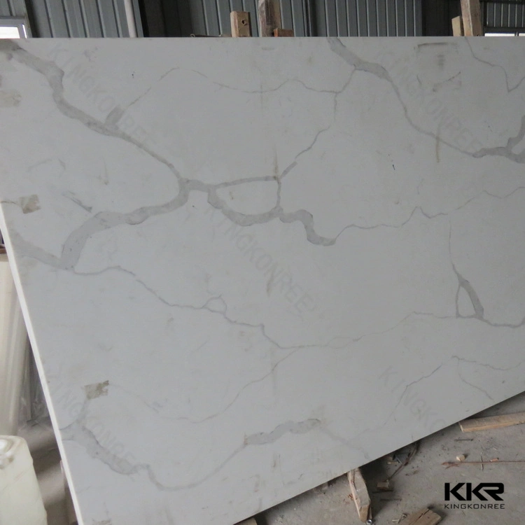 20mm Carrara White Engineered Marble Quartz Stone