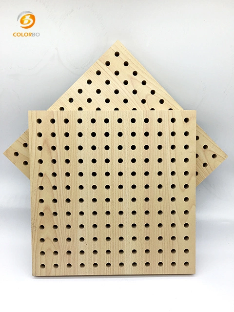 Eco Friendly Acoustic Natural Wooden Surface Room Acoustic Panel