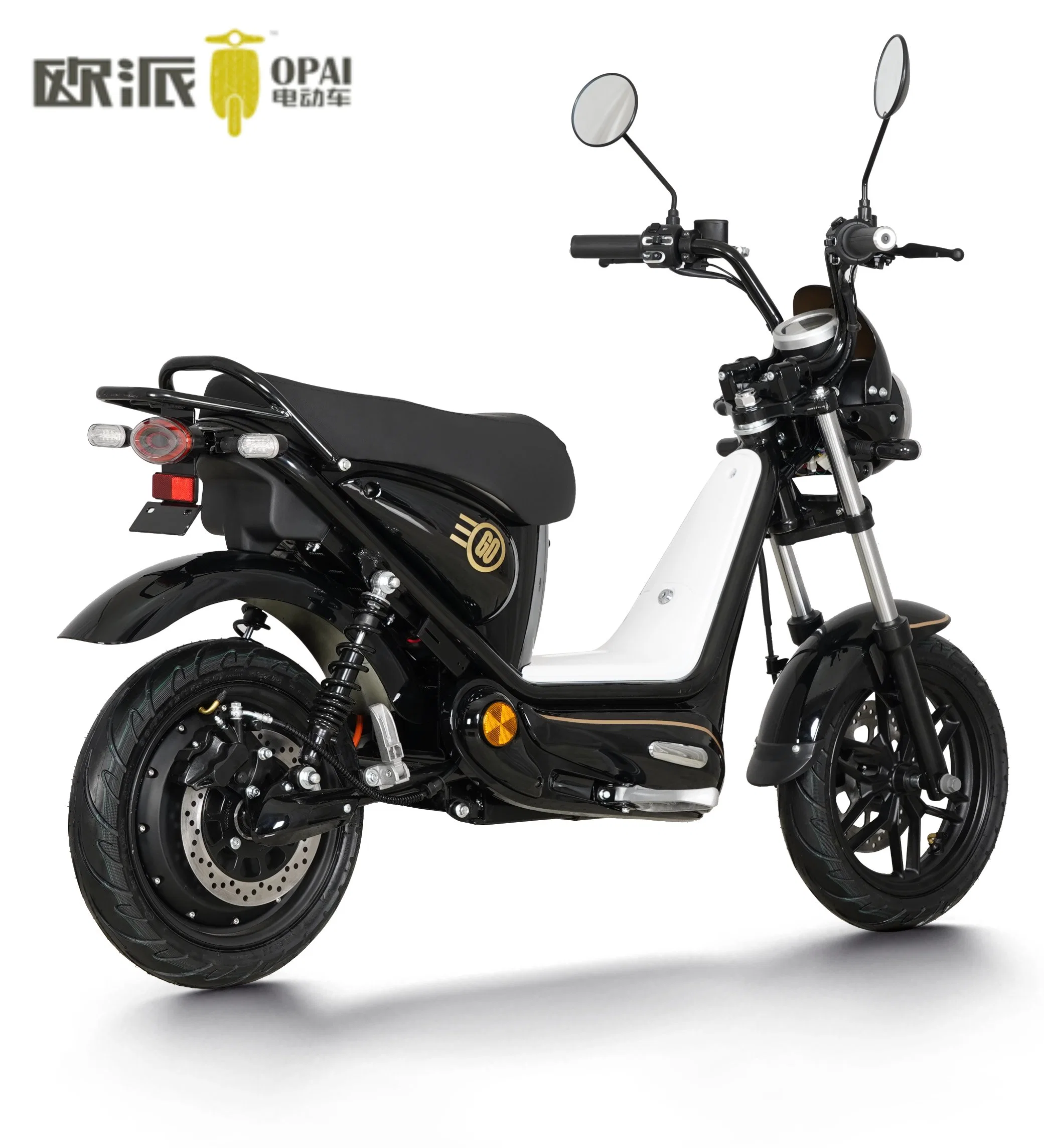 Retro Fashion Electric Motorcycle EV-Scooter/2400W Motor High Speed/ Long Distance/ Large Lithium Battery/European