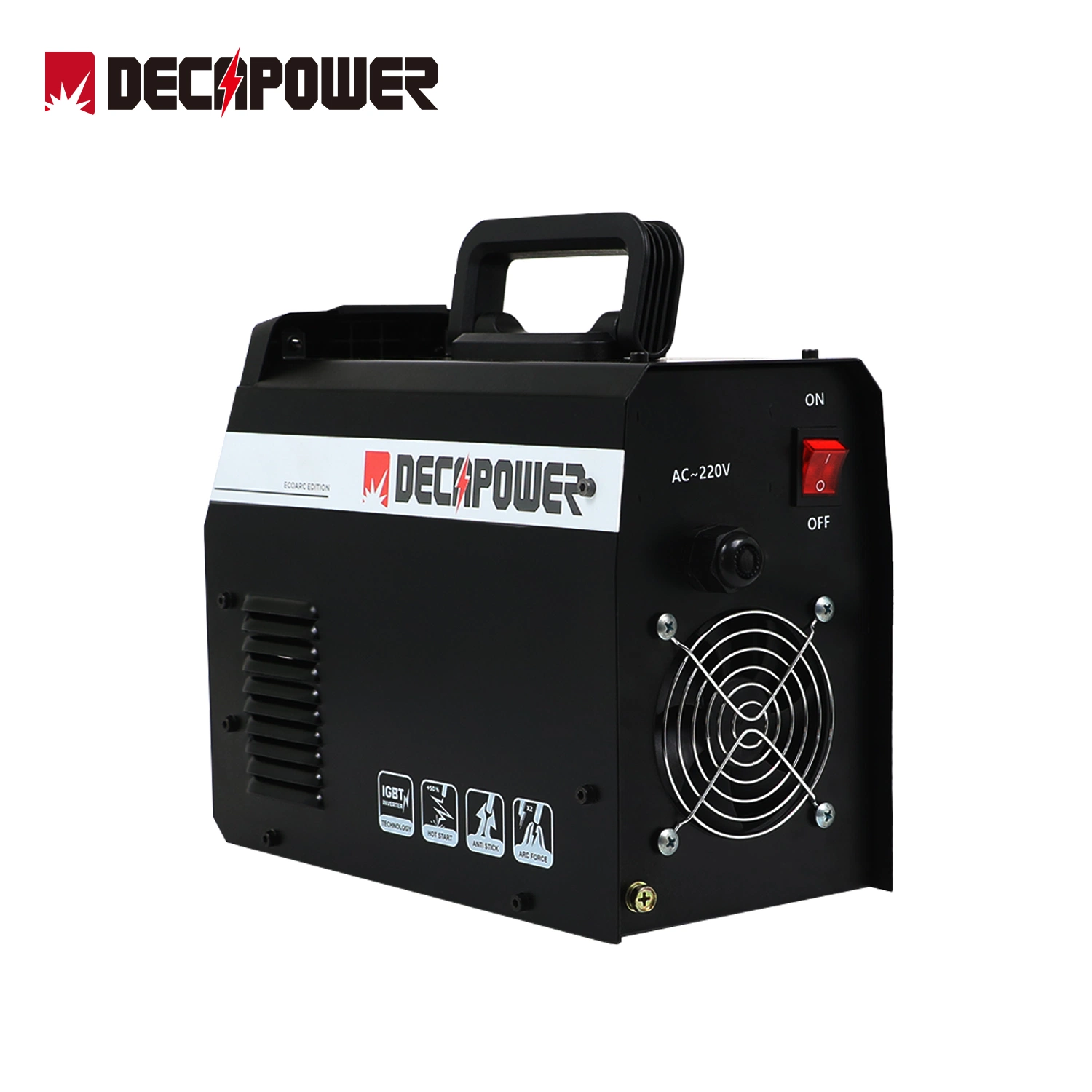 Decapower Máquina de soldadura inverter MMA/Arc portátil de alta resistencia de 160A IGBT