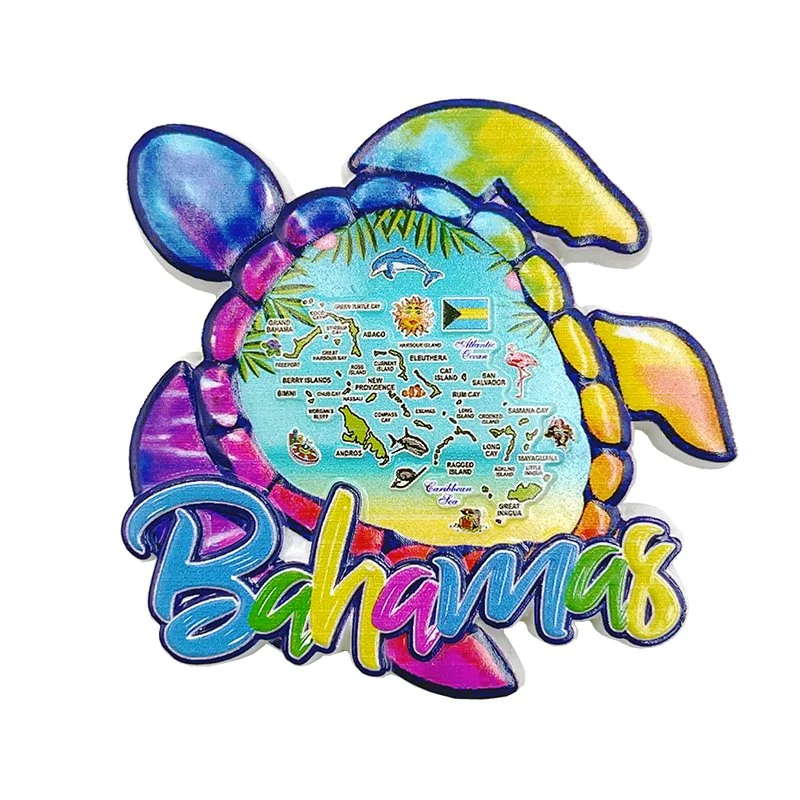 Bahamas personalizado en 3D de souvenirs imán de nevera de resina