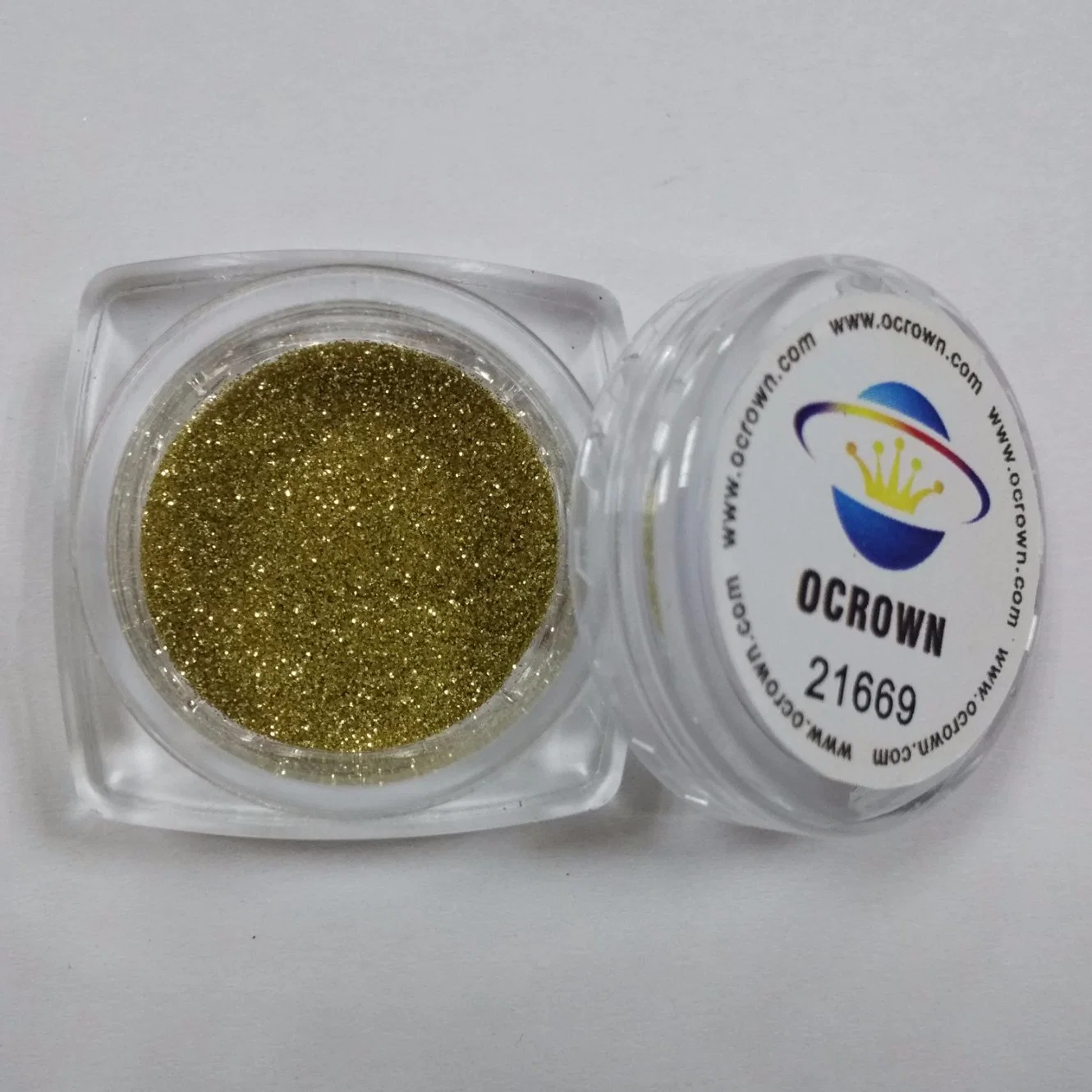 Emerald Gold Glitter Shimmer Eyeshadow Powder Pigment for Paint